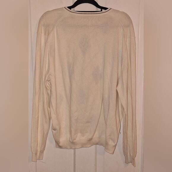 Vintage Lenor Romano Size Large Argyle Preppy Golf Tennis Country Club Academia - Picture 2 of 5